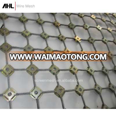 Galvanized Rockfall Stabilization System Barrier Systems Passive Protection Wire Mesh Steel Cargo Net